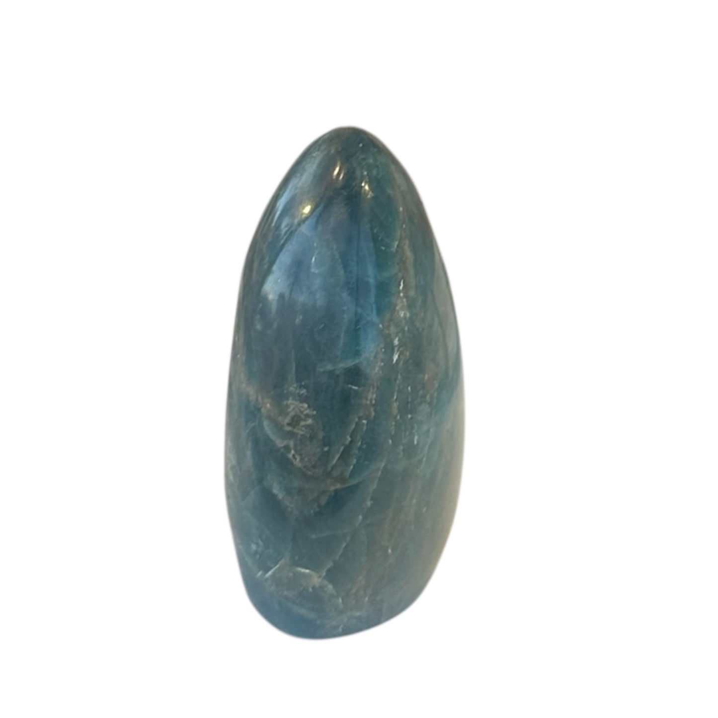 Polished Blue Apatite – 3” Tall