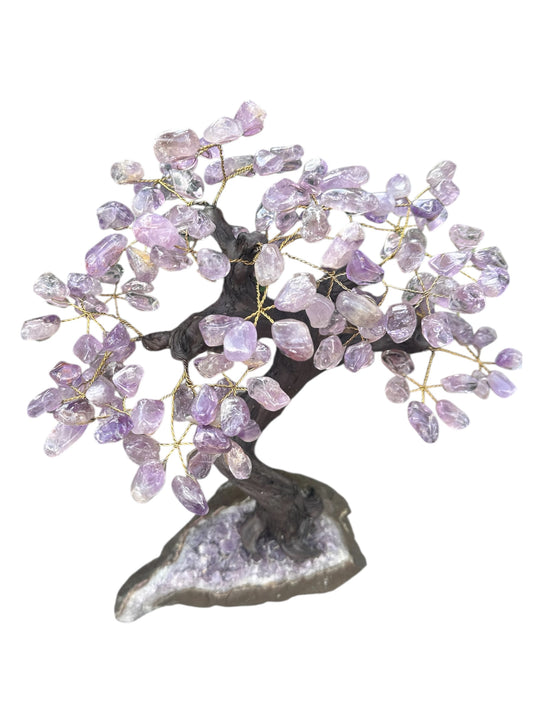Amethyst Tree on Amethyst Base – 13 ¾” Tall