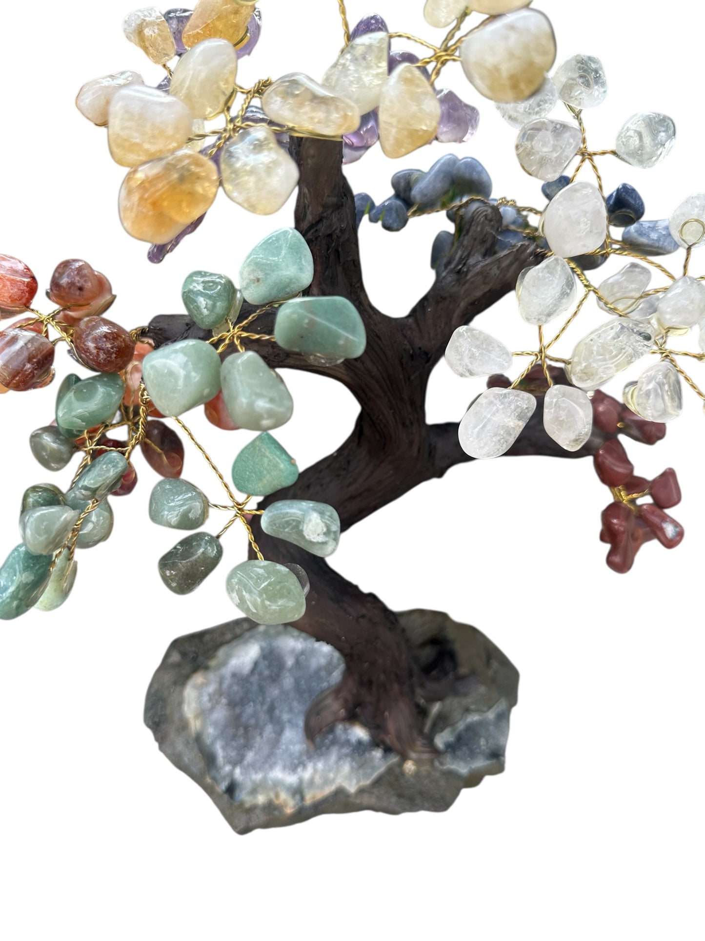 Chakra Tree on Amethyst Base – 13 ¾” Tall