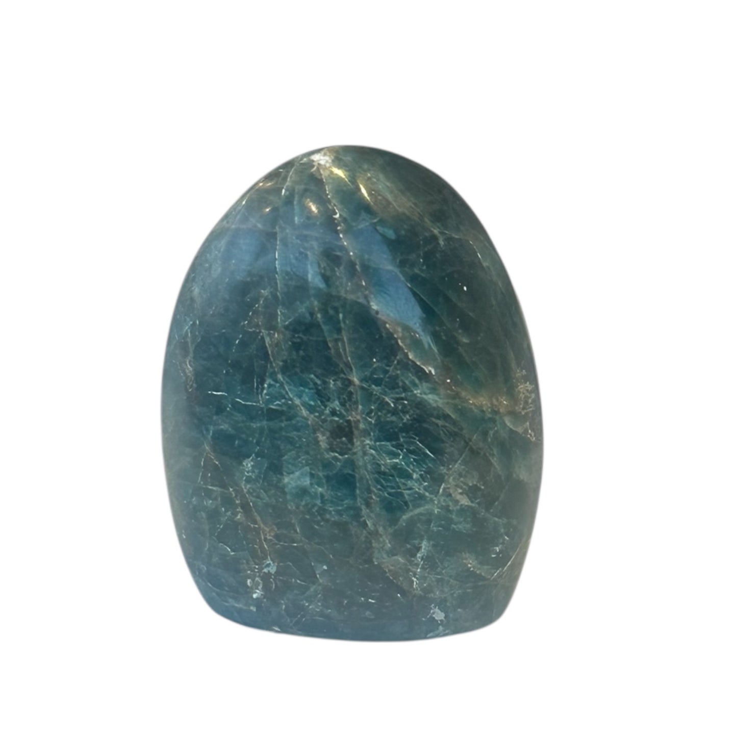 Polished Blue Apatite – 3” Tall