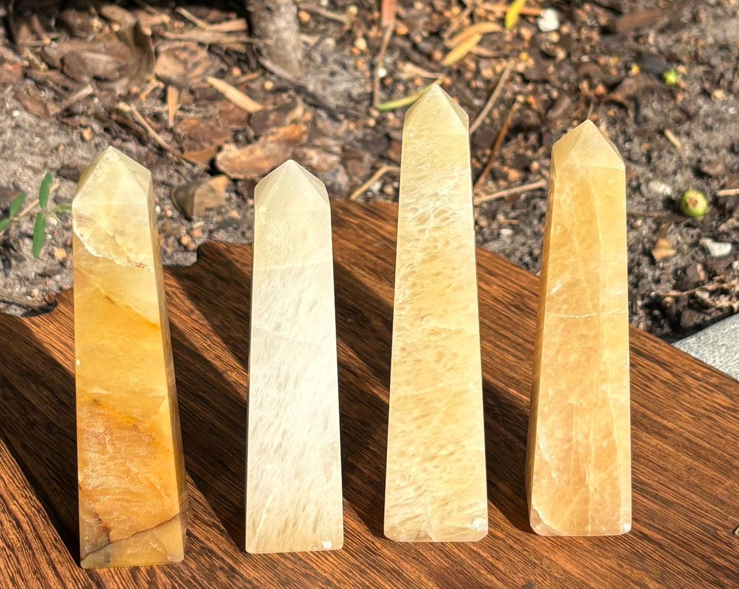 Yellow Aventurine Towers (4 inches / 10.1 cm)