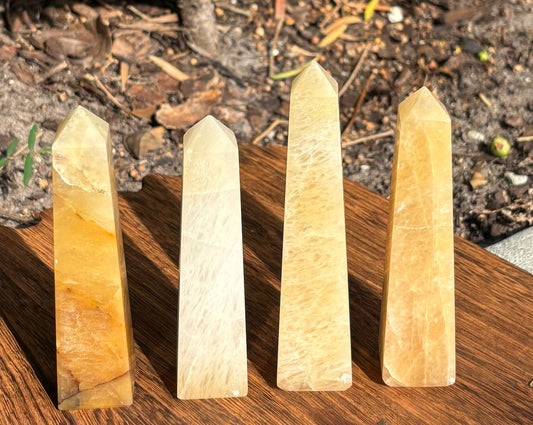 Yellow Aventurine Towers (4 inches / 10.1 cm)